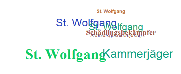 Kammerjäger St. Wolfgang